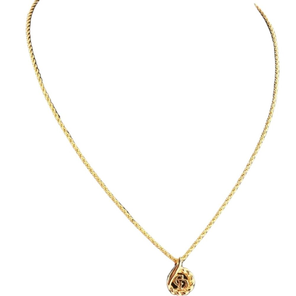 012172BV (L1) Christian Dior Necklace Chain Gold Metal - Picture 1 of 8